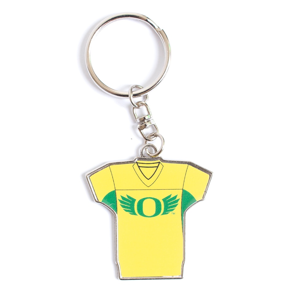 Classic Oregon O, Green, Keychain/Keytag, Home & Auto, Unisex, Football, Aminco, 686291